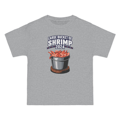 Large Bucket Of Shrimp 2024 - Men's Heavyweight T-Shirt