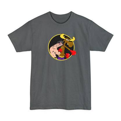 Rocky Vs Bullwinkle - Men's Tall T-Shirt