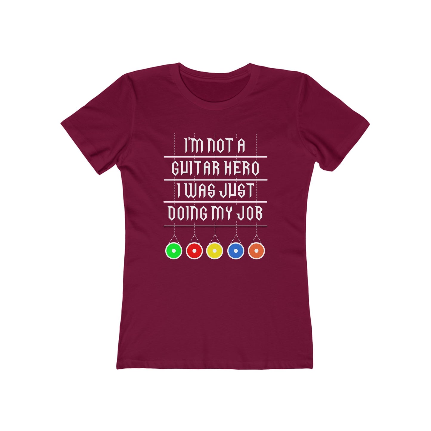 I'm Not A Guitar Hero I Was Just Doing My Job - Women’s T-Shirt