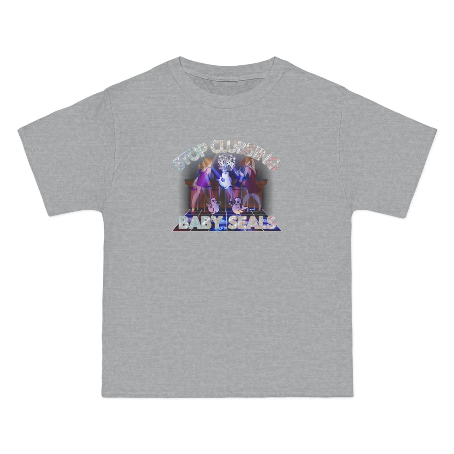 Stop Clubbing Baby Seals - Men's Heavyweight T-Shirt