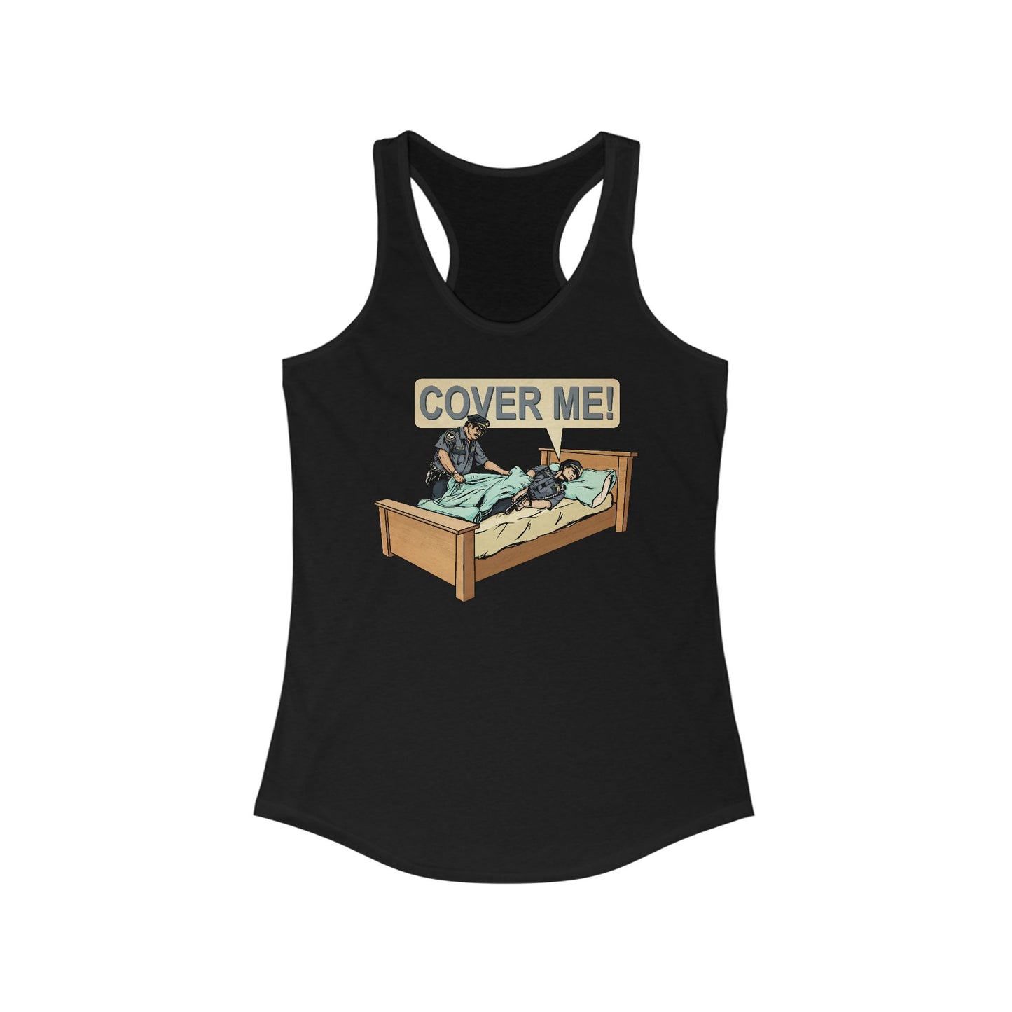 Cover Me! - Women’s Racerback Tank