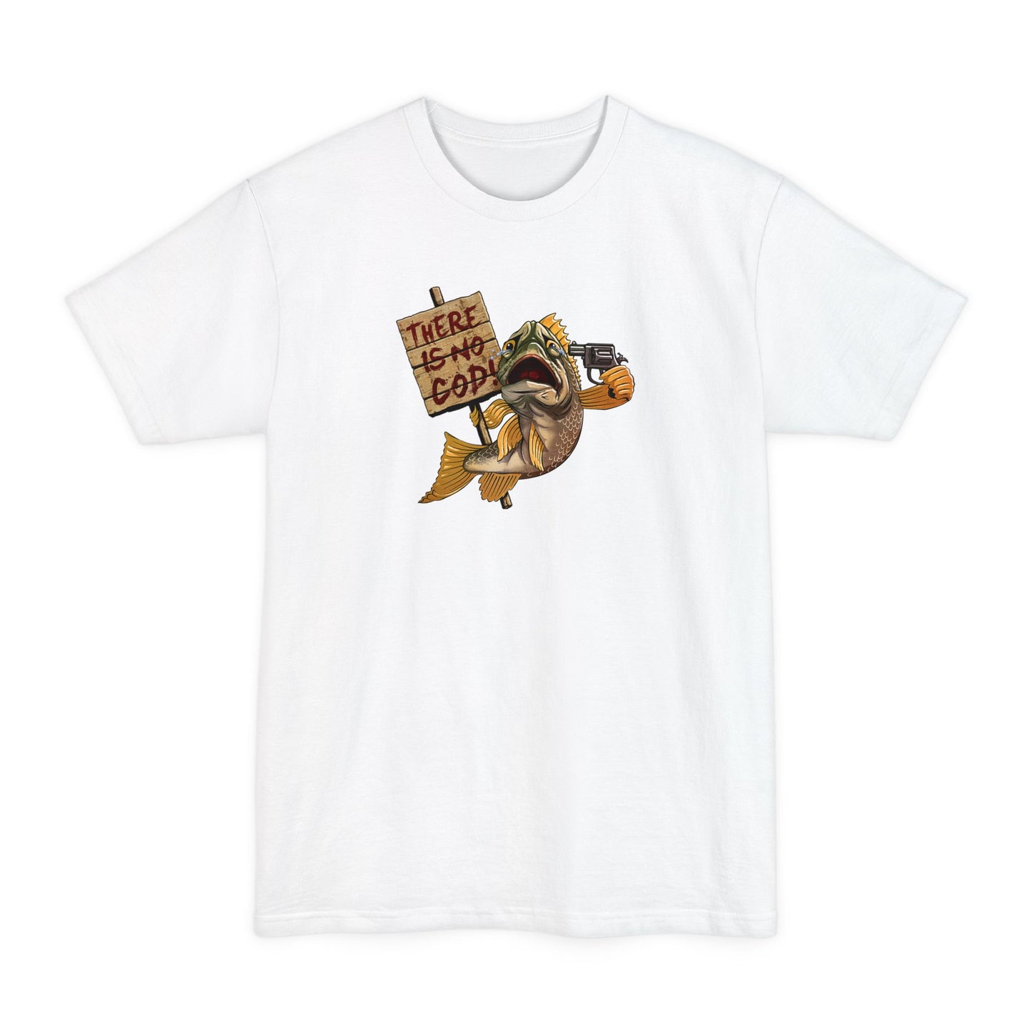 There Is No Cod! - Men's Tall T-Shirt