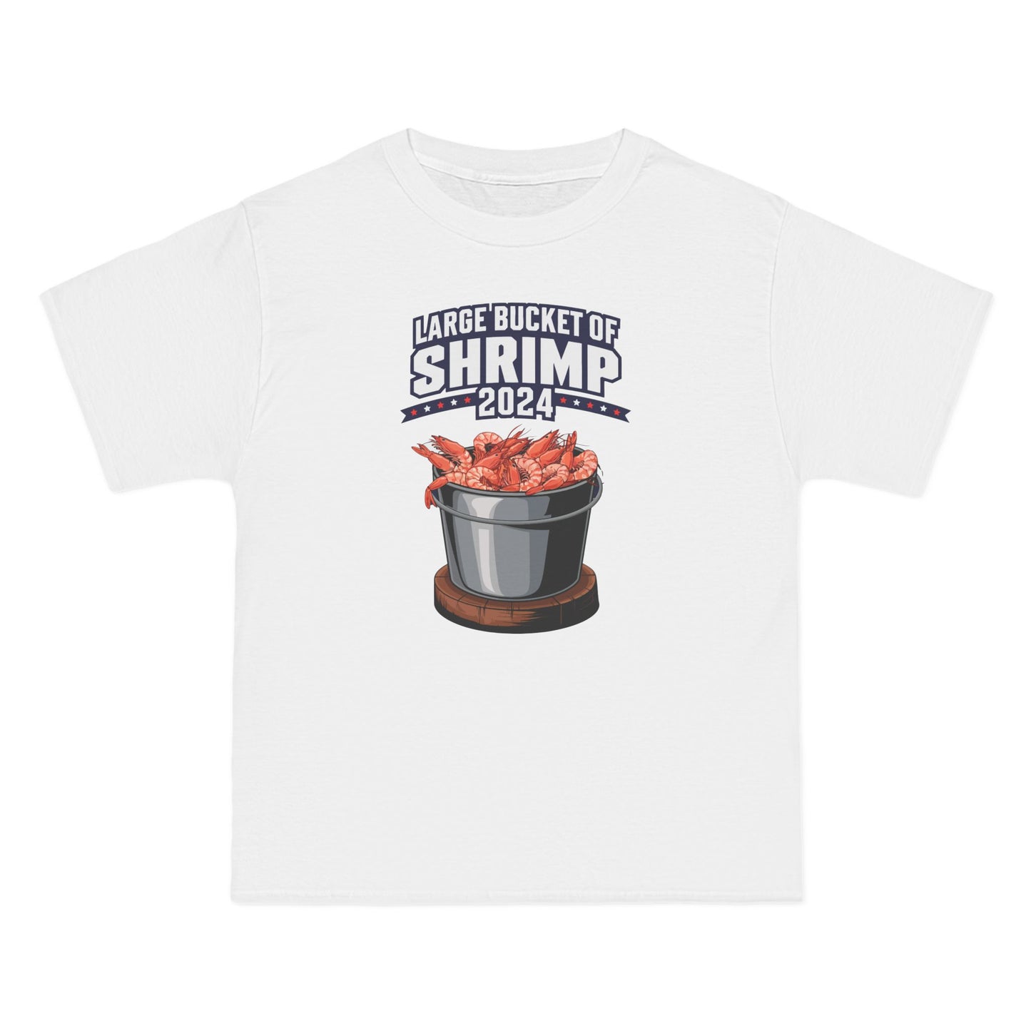 Large Bucket Of Shrimp 2024 - Men's Heavyweight T-Shirt