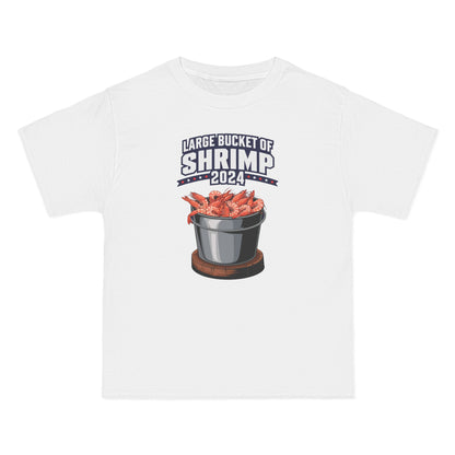 Large Bucket Of Shrimp 2024 - Men's Heavyweight T-Shirt