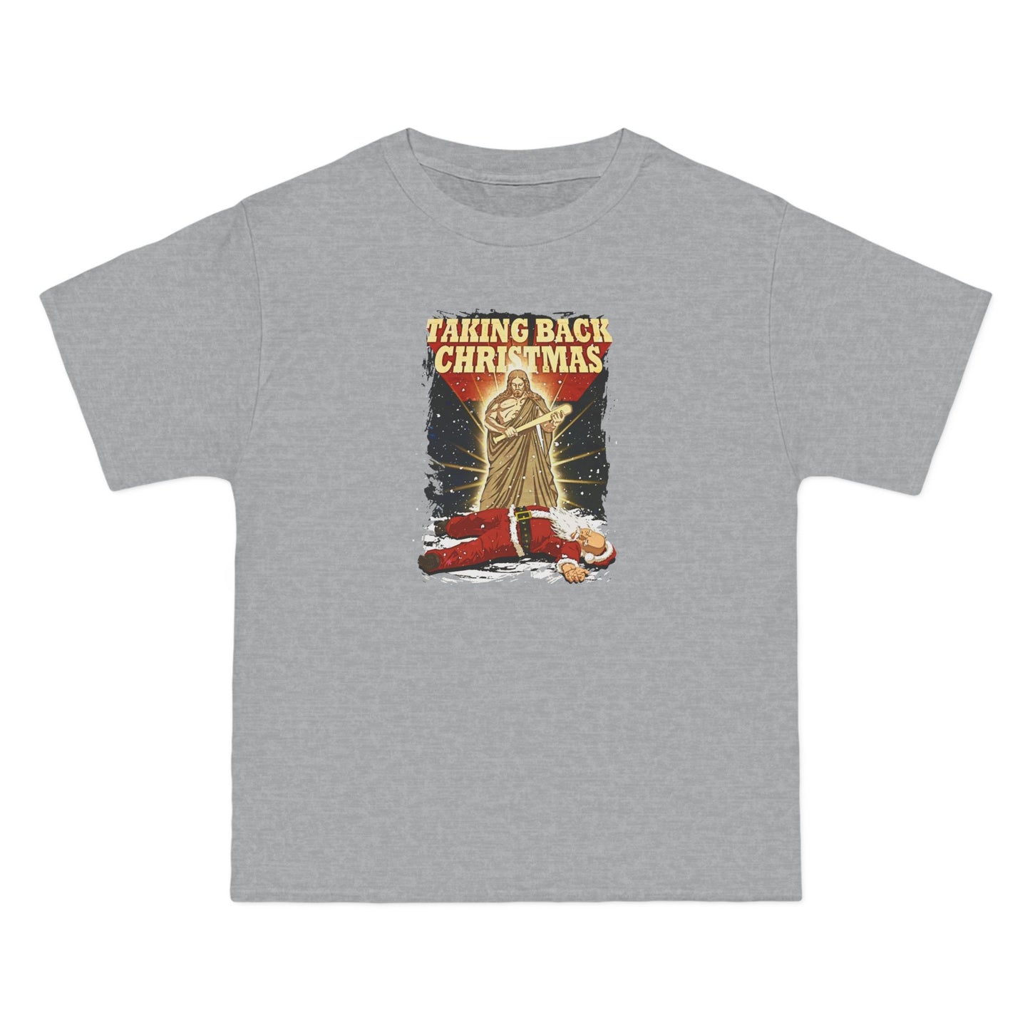 Taking Back Christmas (Jesus Vs. Santa) - Men's Heavyweight T-Shirt