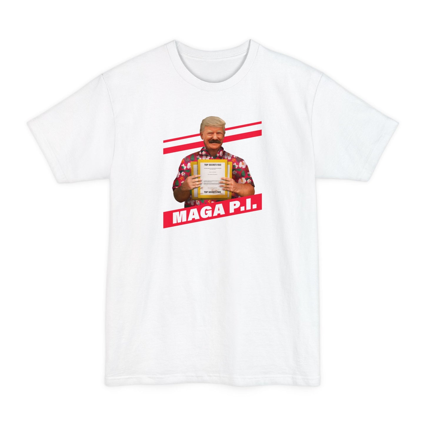 Maga P.I. (Donald Trump) - Men's Tall T-Shirt
