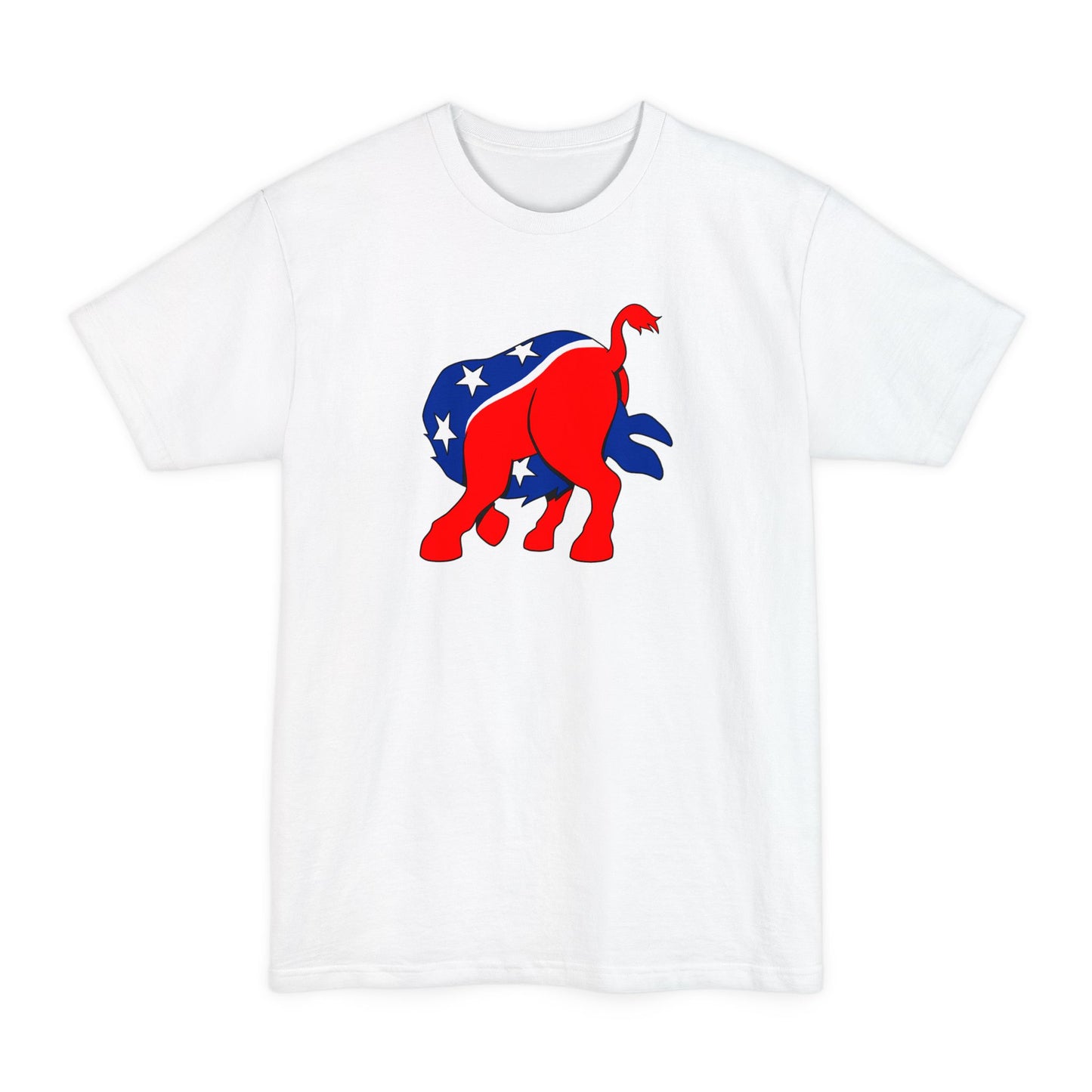 Democratic Donkey (Head Up It's Ass) - Men's Tall T-Shirt