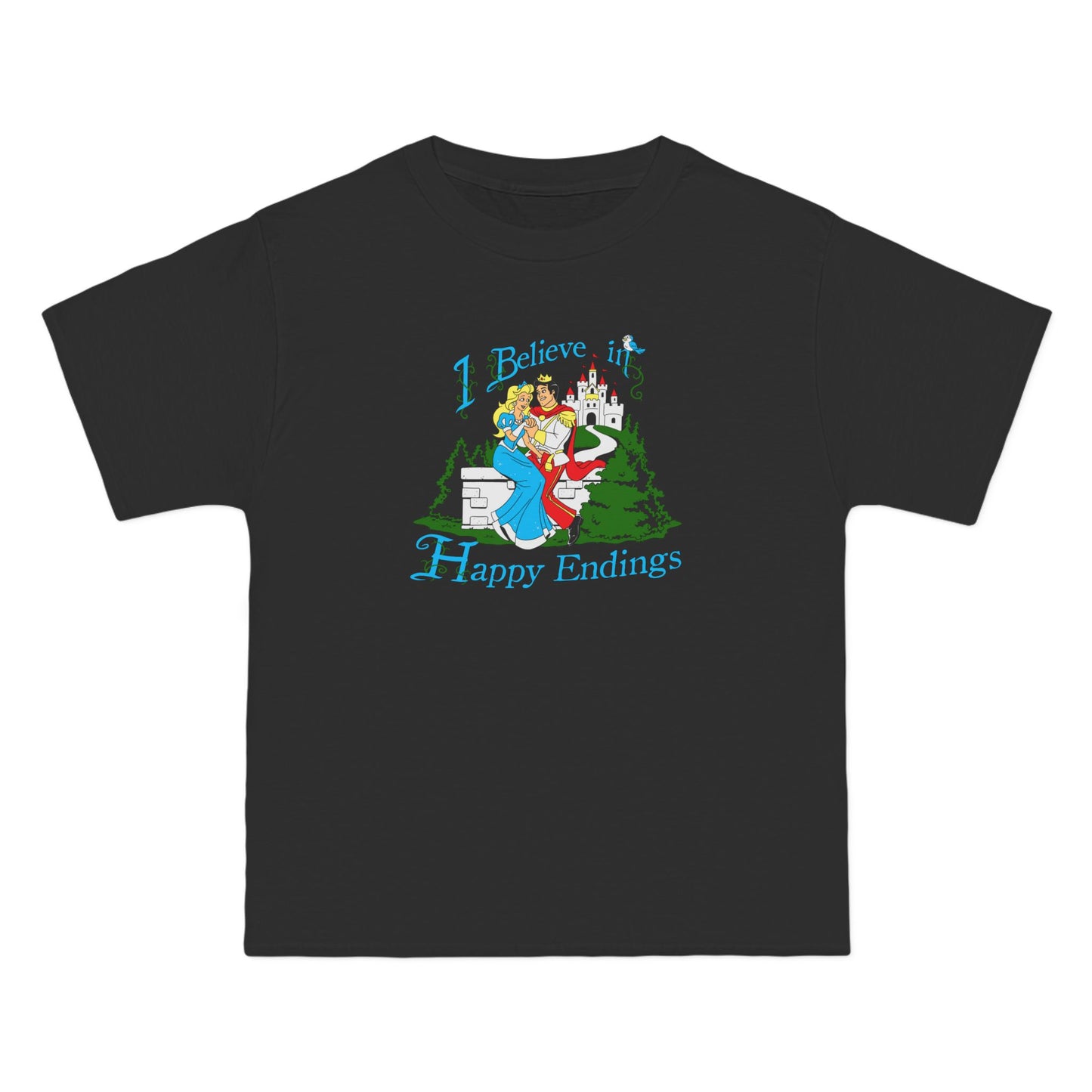 I Believe In Happy Endings - Men's Heavyweight T-Shirt