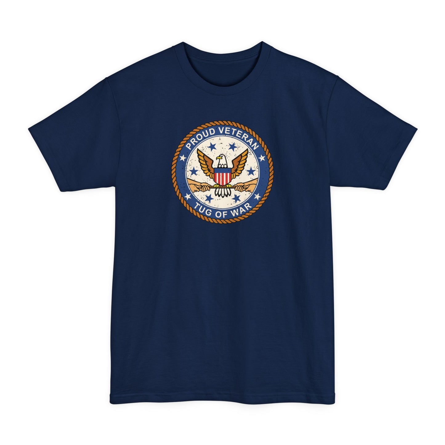 Proud Veteran (Tug Of War) - Men's Tall T-Shirt