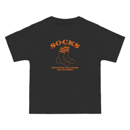 Socks - Preventing Shoe Babies For Centuries - Men's Heavyweight T-Shirt