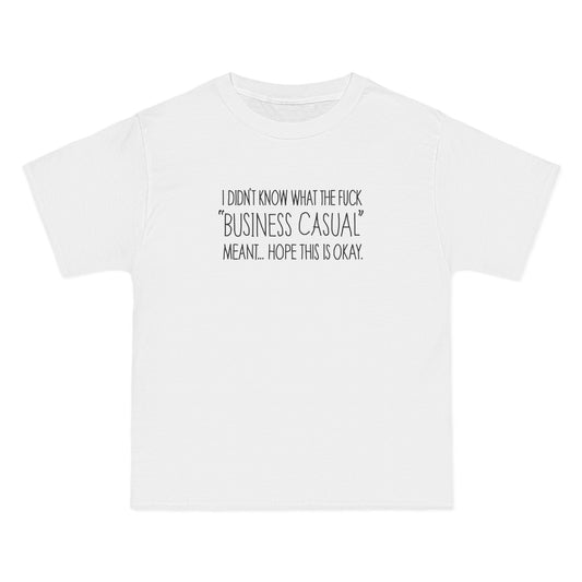 Business Casual - Men's Heavyweight T-Shirt