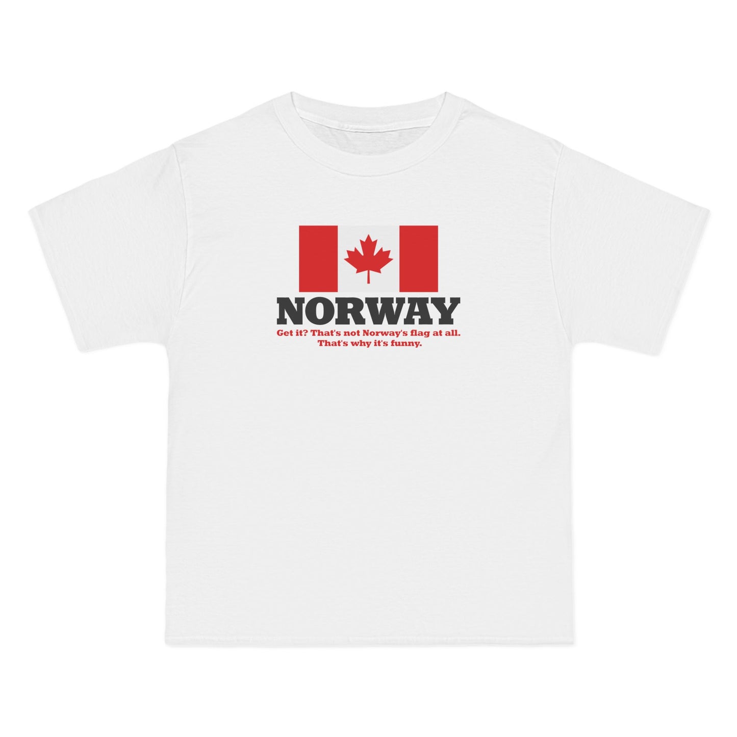 Norway - Get It? That's Not Norway's Flag At All. - Men's Heavyweight T-Shirt