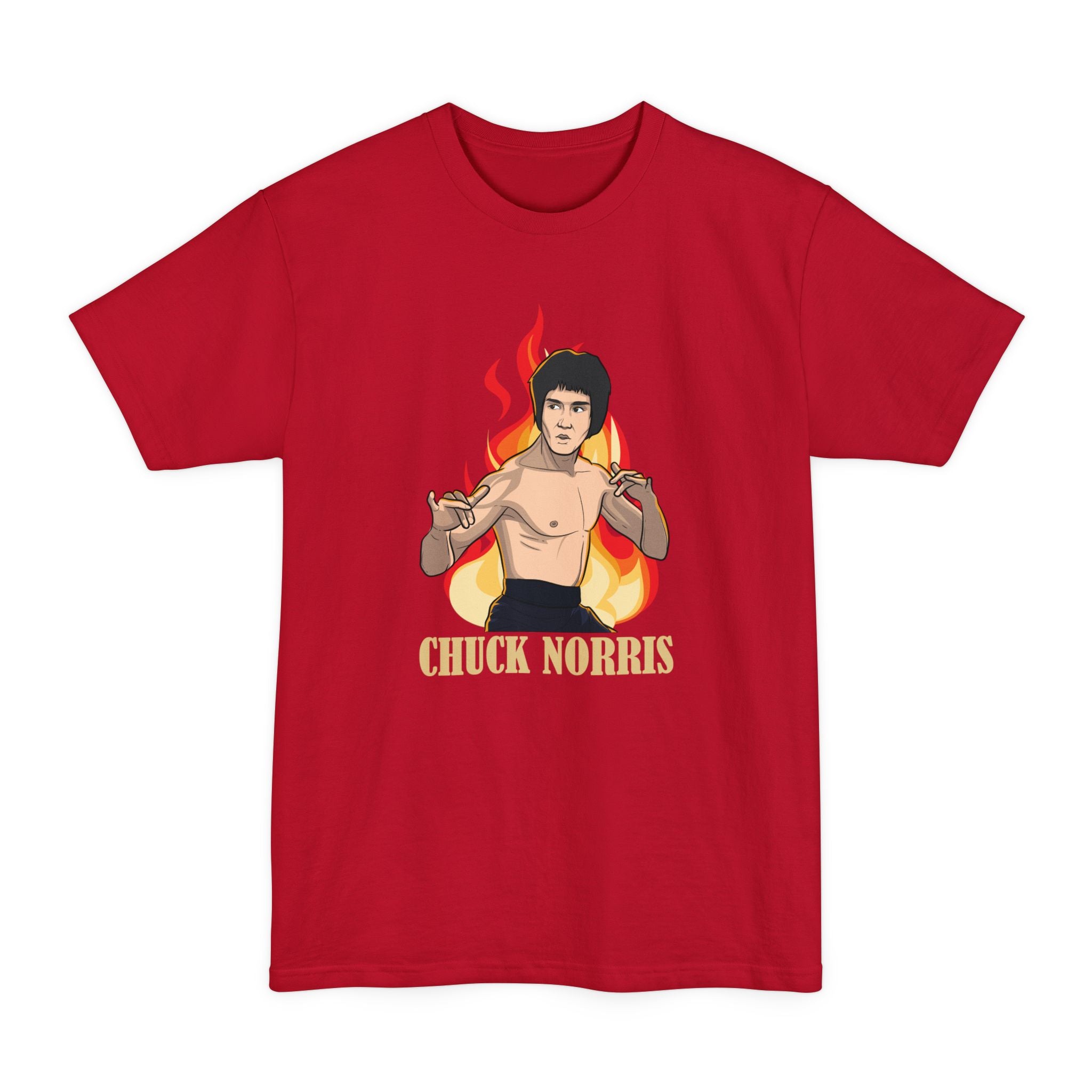 Chuck Norris (Bruce Lee) - Men's Tall T-Shirt – T-Shirt Hell