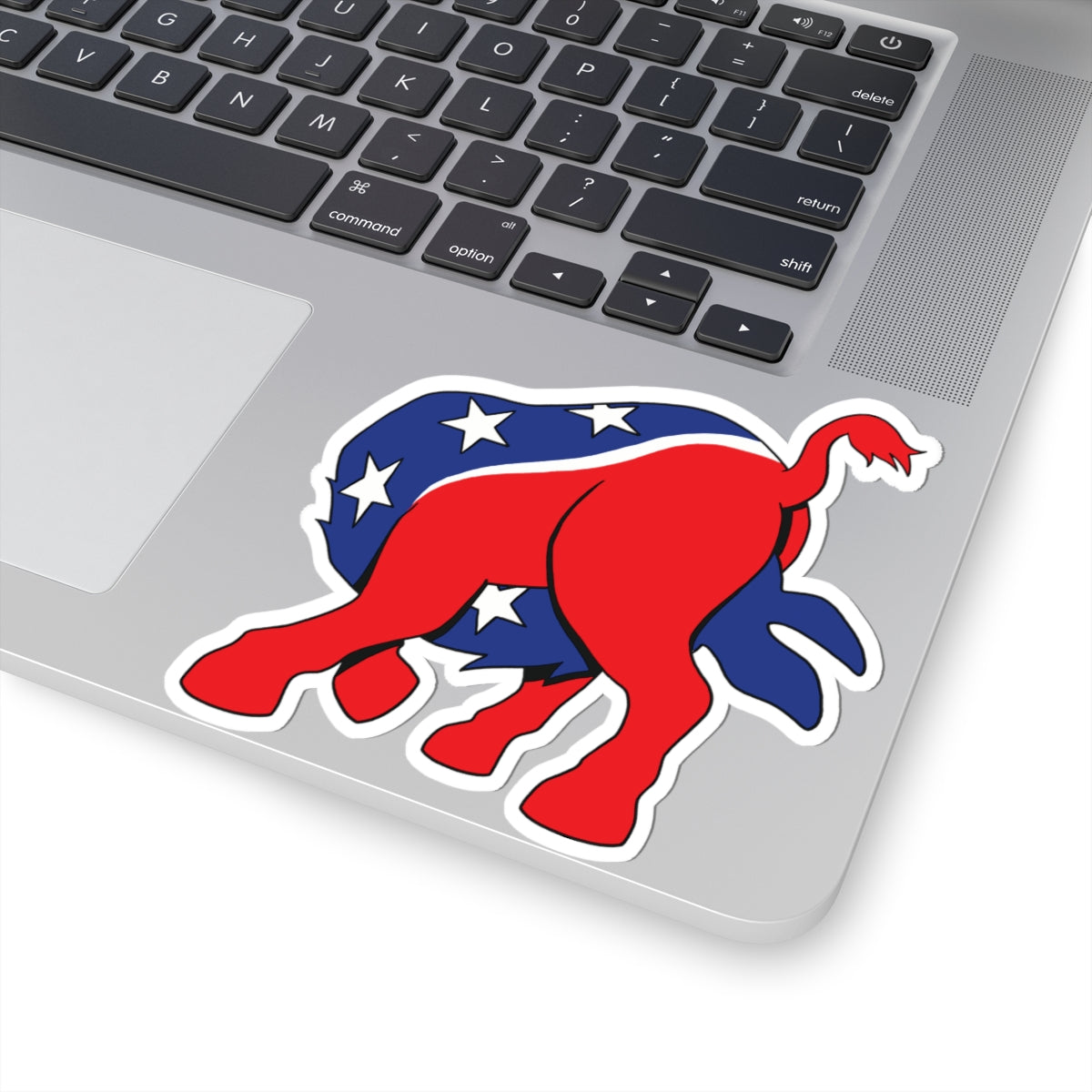 Democratic Donkey (Head Up It's Ass) - Kiss-Cut Sticker