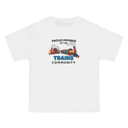 Proud Member Of The Trains Community - Men's Heavyweight T-Shirt