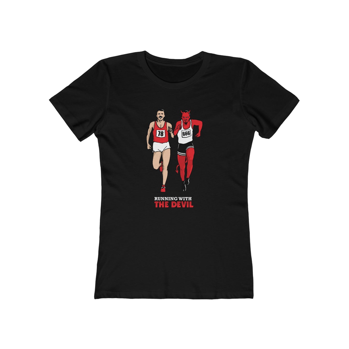 Running With The Devil - Women's T-Shirt