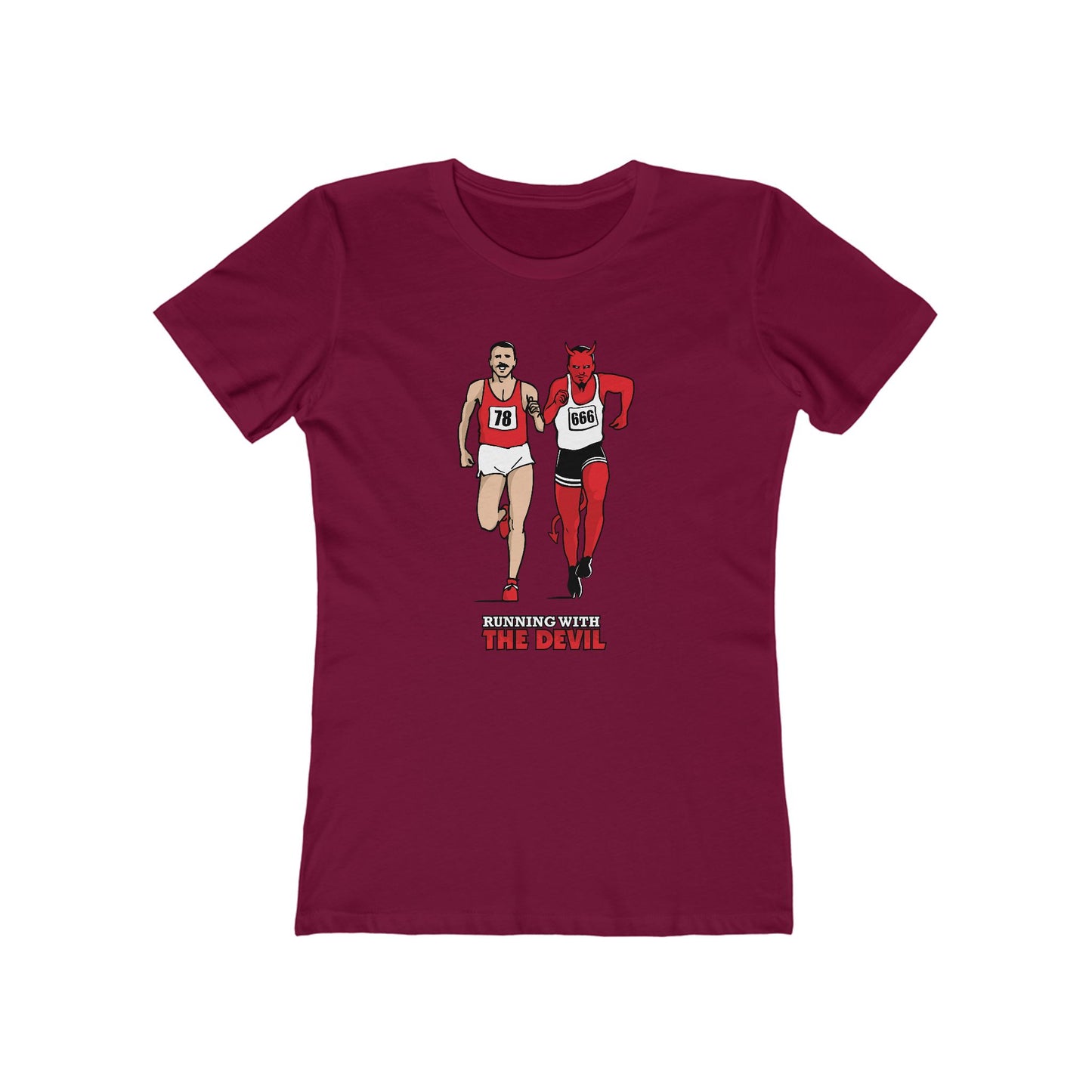 Running With The Devil - Women's T-Shirt