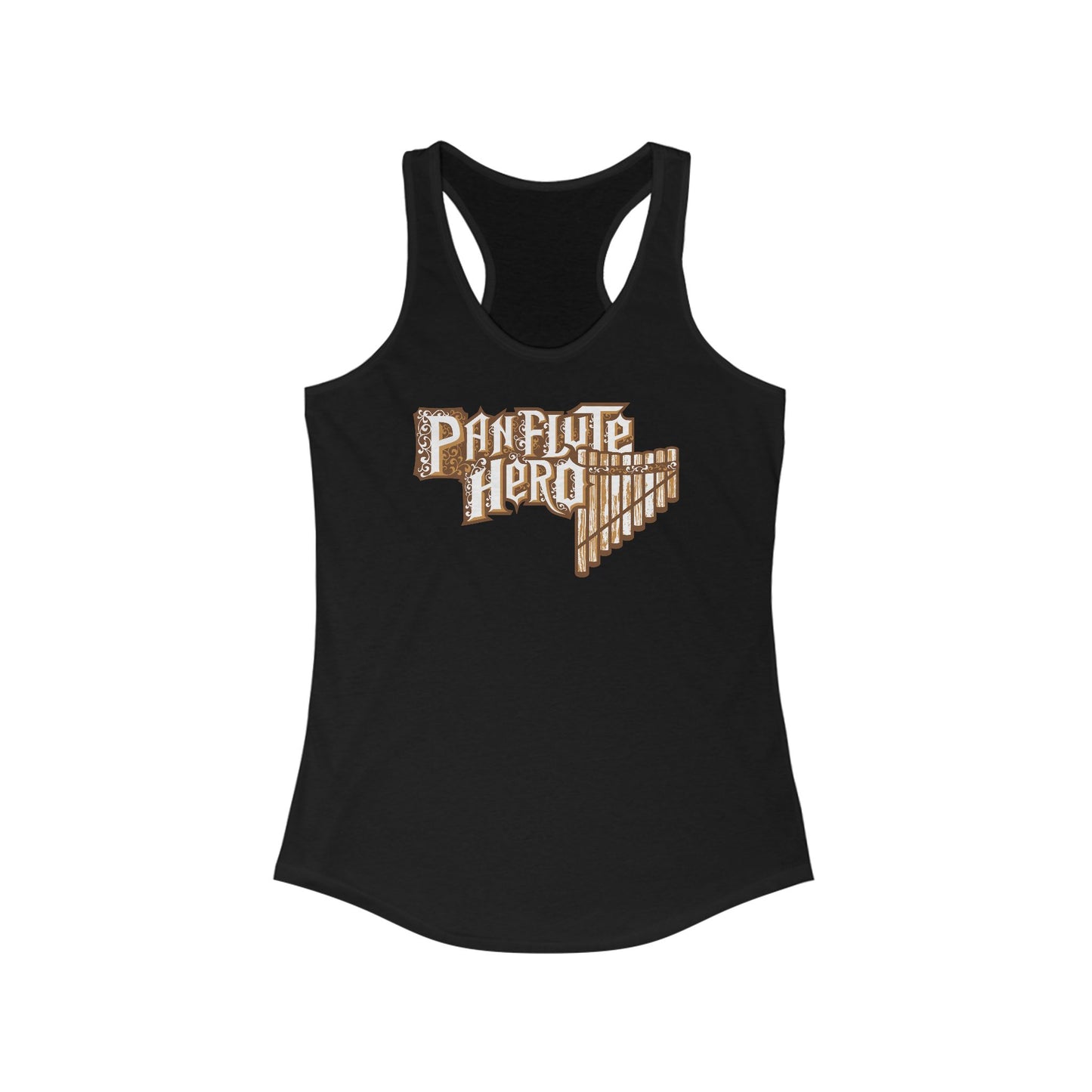 Panflute Hero - Women's Racerback Tank