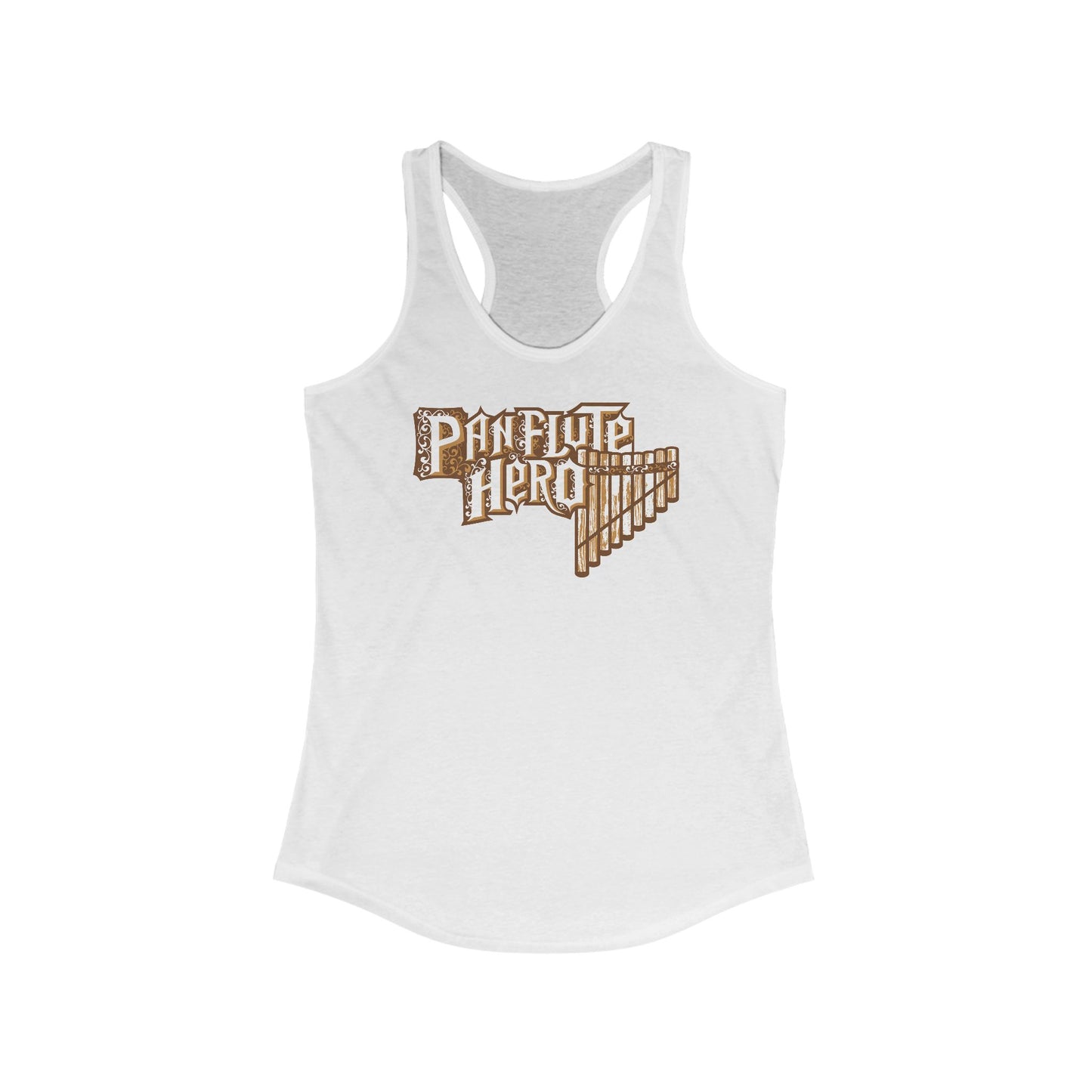 Panflute Hero - Women's Racerback Tank
