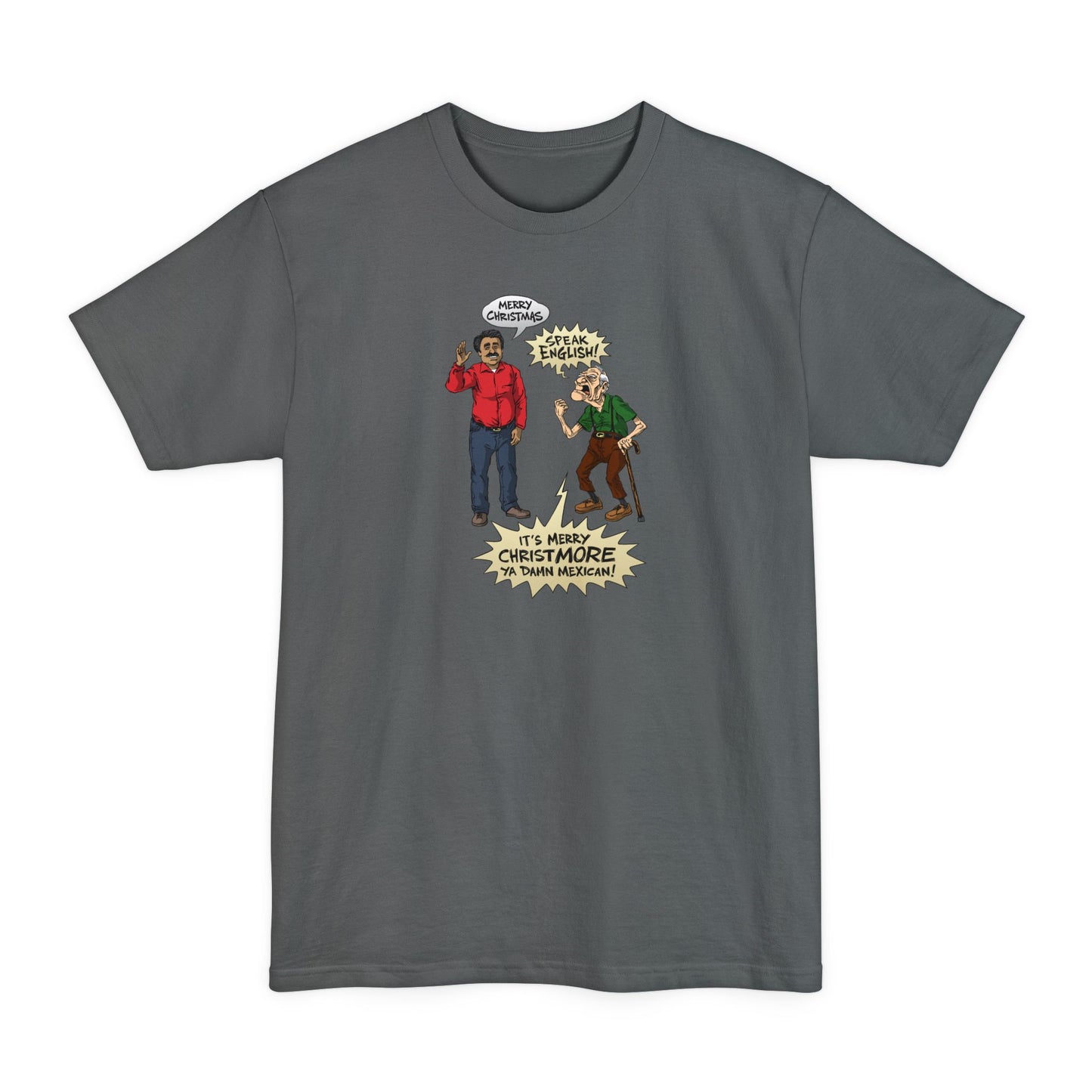 Merry Christmas Vs. Merry Christmore - Men's Tall T-Shirt