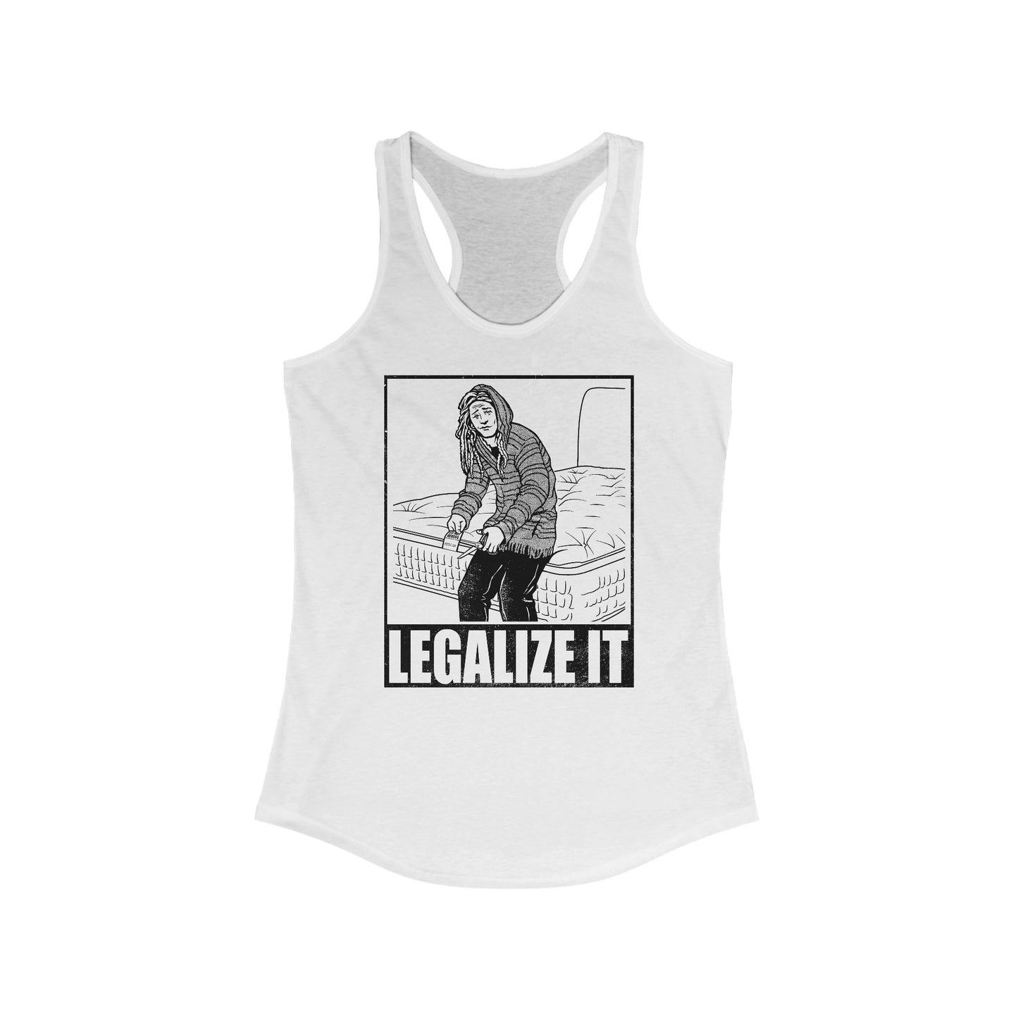 Legalize It (Do Not Remove) -Women's Racerback Tank