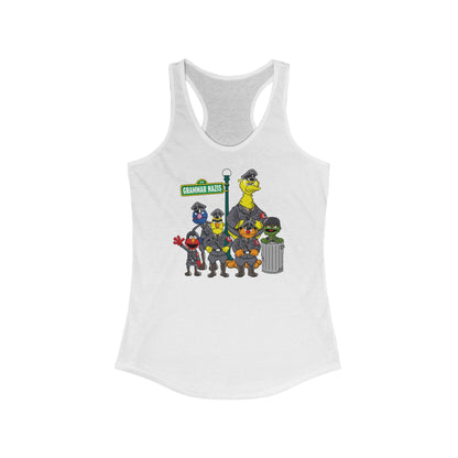 Grammar Nazis (Sesame Street) - Women’s Racerback Tank