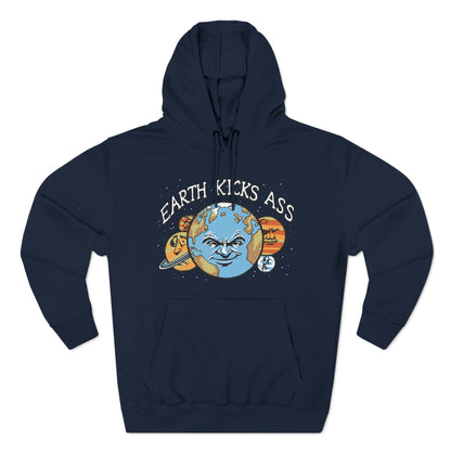 Earth Kicks Ass - Hoodie