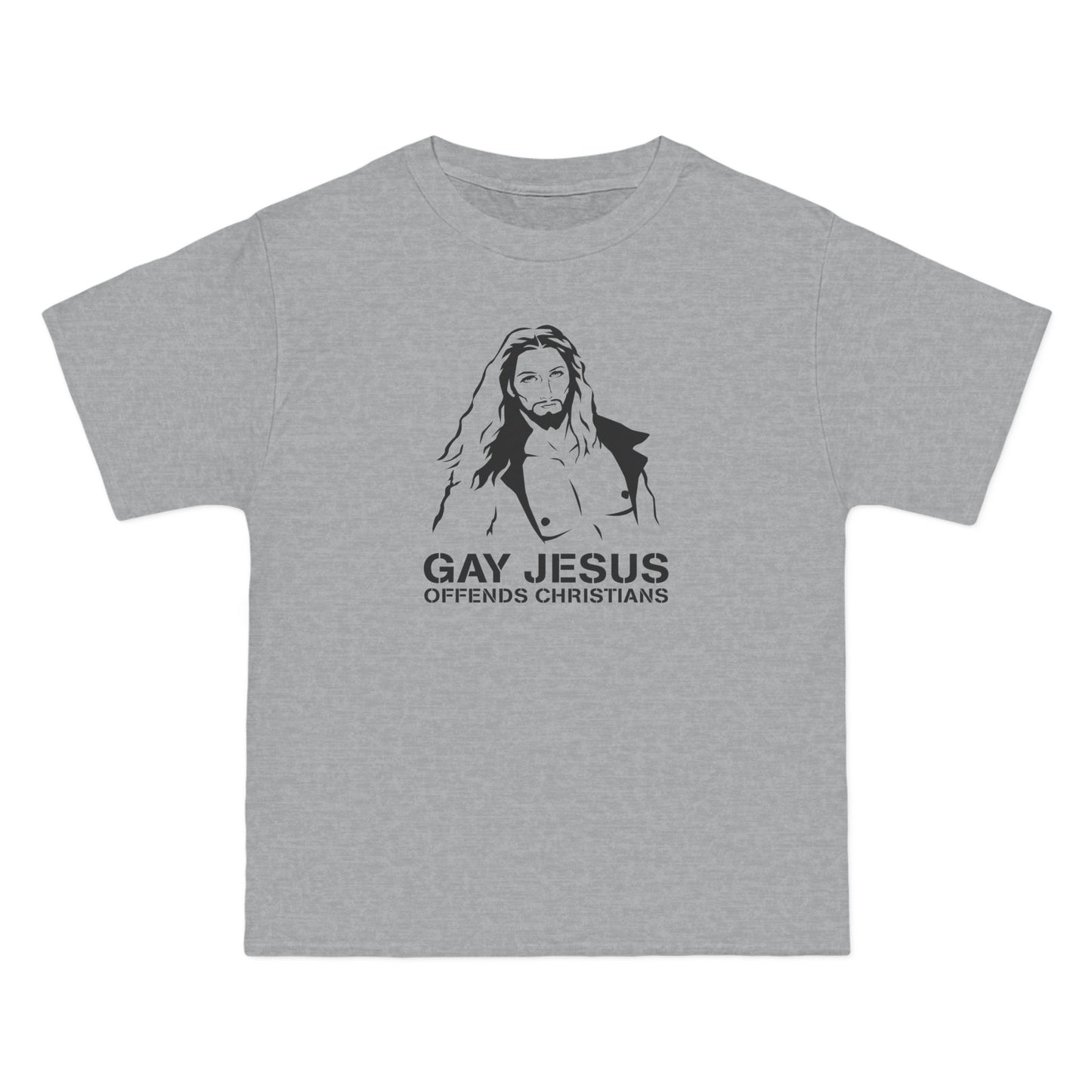 Gay Jesus Offends Christians - Men's Heavyweight T-Shirt