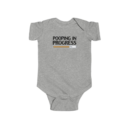 Pooping In Progress - Baby Onesie