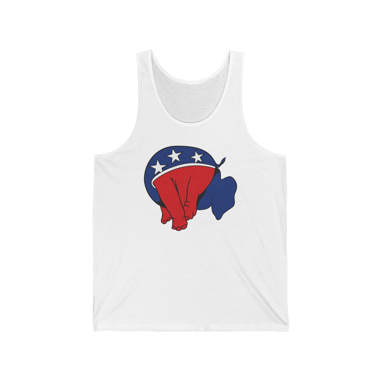 Republican Elephant (Head Up Its Ass) - Unisex Tank