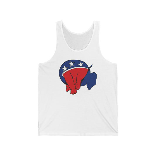 Republican Elephant (Head Up Its Ass) - Unisex Tank