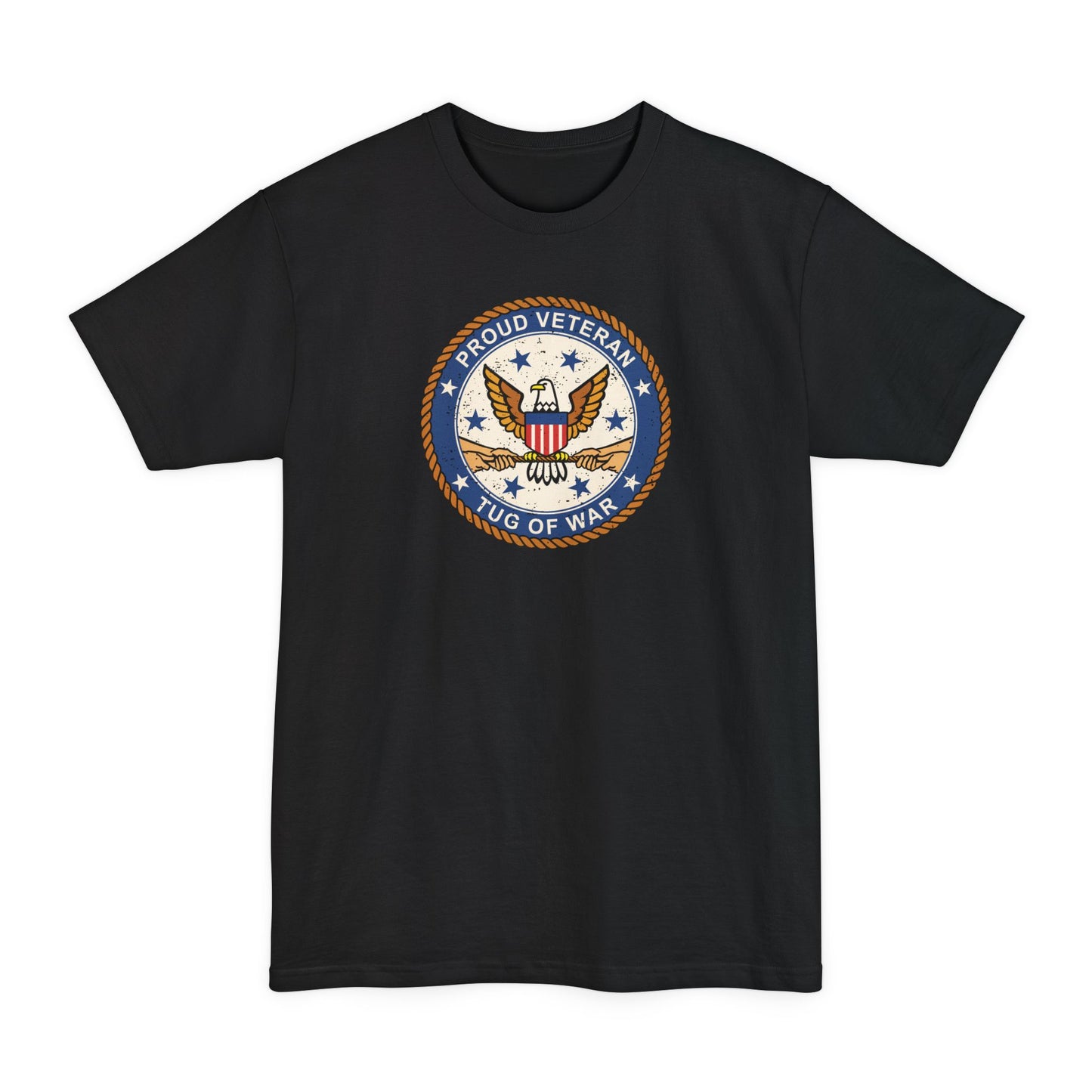 Proud Veteran (Tug Of War) - Men's Tall T-Shirt
