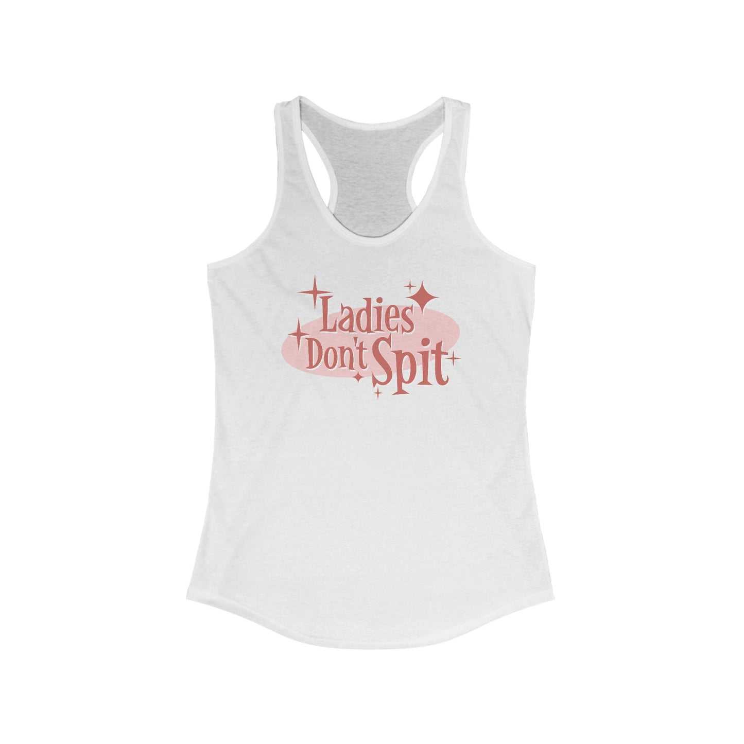 Ladies Don't Spit - Women's Racerback Tank