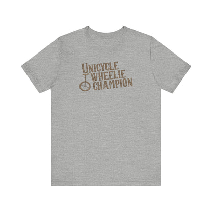 Unicycle Wheelie Champion - Men's T-Shirt