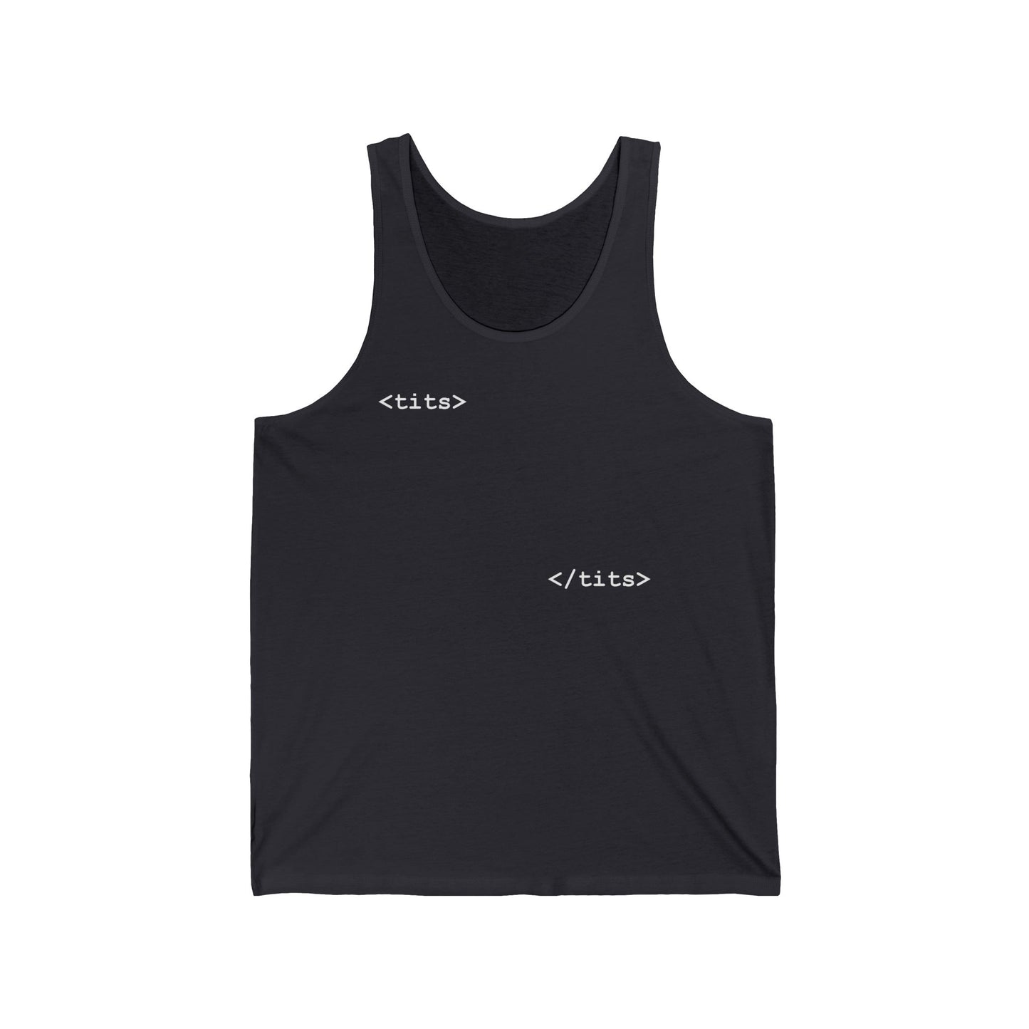 Tits - Html  - Unisex Tank