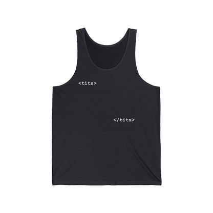 Tits - Html  - Unisex Tank