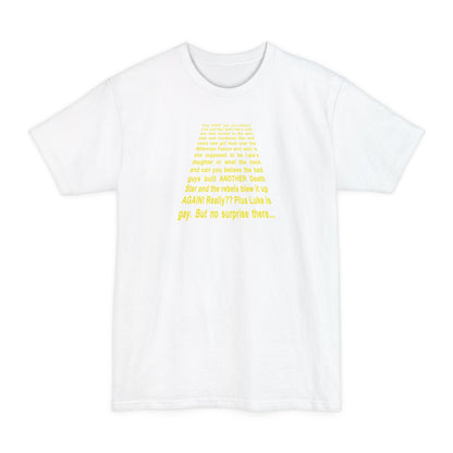 Star Wars Spoiler Shirt - Men's Tall T-Shirt