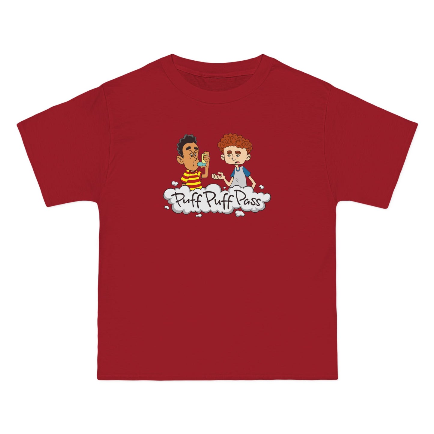 Puff Puff Pass (Inhaler) - Men's Heavyweight T-Shirt