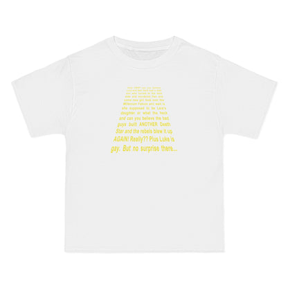 Star Wars Spoiler Shirt - Men's Heavyweight T-Shirt