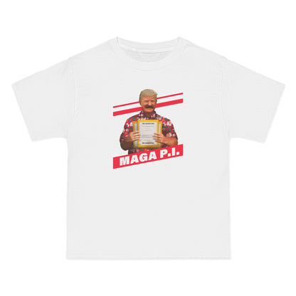 Maga P.I. (Donald Trump) - Men's Heavyweight T-Shirt