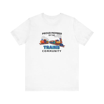 Proud Member Of The Trains Community - Men's T-Shirt