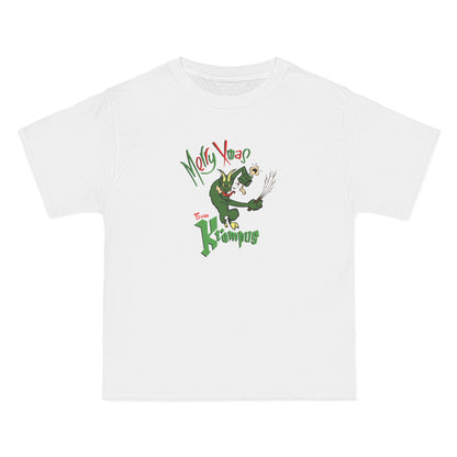 Merry Xmas From Krampus - Men's Heavyweight T-Shirt