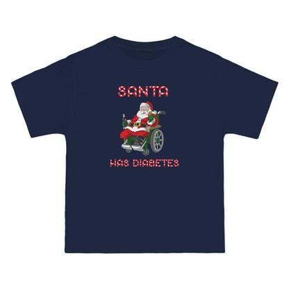 Santa Has Diabetes - Men's Heavyweight T-Shirt