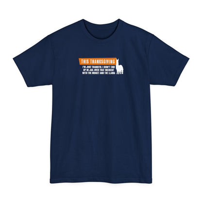 This Thanksgiving I'm Just Thankful - Men's Tall T-Shirt