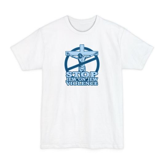Stop Jew On Jew Violence - Men's Tall T-Shirt