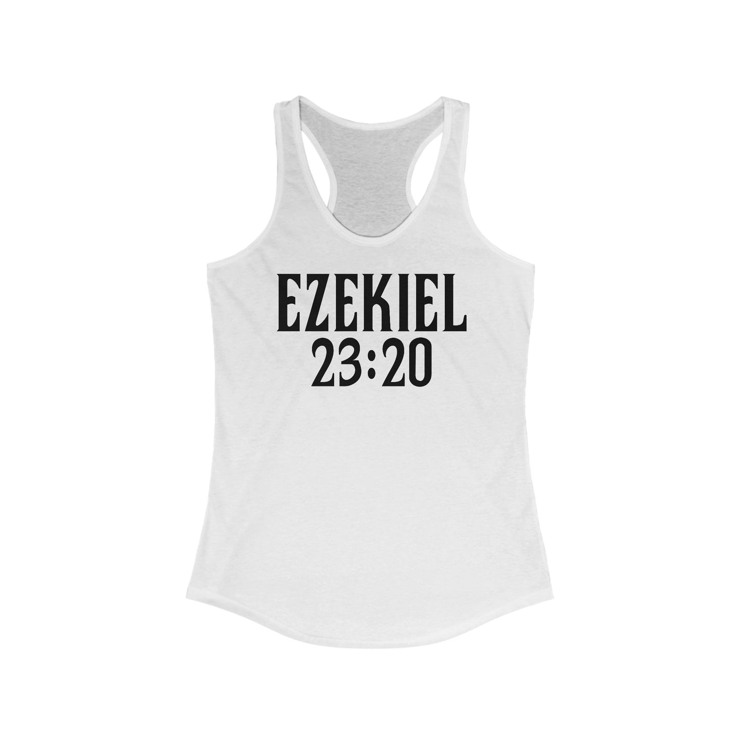 Ezekiel 23:20 - Women's Racerback Tank