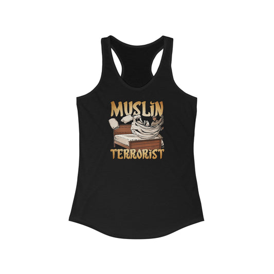 Muslin Terrorist - Women's Racerback Tank