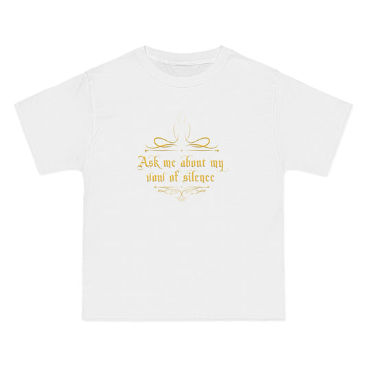 Ask Me About My Vow Of Silence - Men's Heavyweight T-Shirt