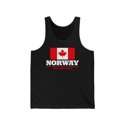 Norway - Get It? That's Not Norway's Flag At All. - Unisex Tank
