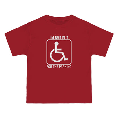 I'm Just In It For The Parking - Men's Heavyweight T-Shirt